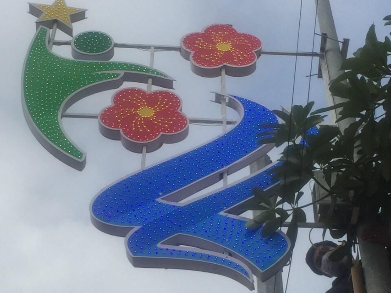 Trang trí đô thị,led đường phố