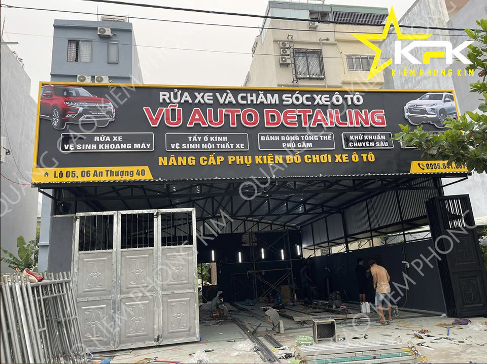 THI CÔNG LẮP ĐẶT BẢNG HIỆU TÔN VÀ CHỮ NỔI ALU TẠI ĐÀ NẴNG